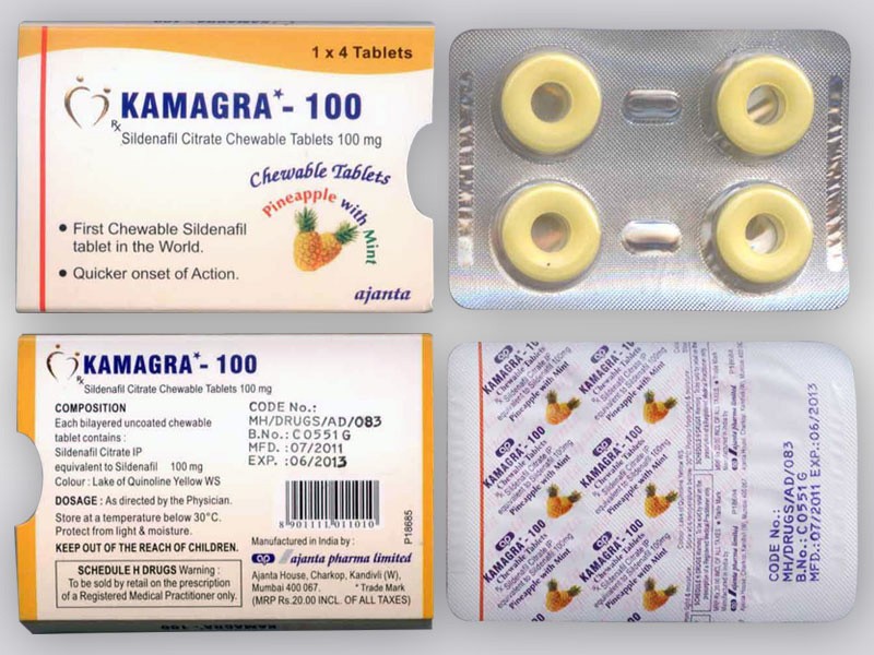 5x Kamagra Chewable tabletten