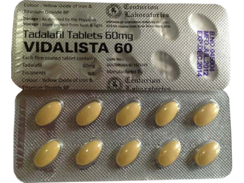 Vidalista 60mg Tadalafil tabletten